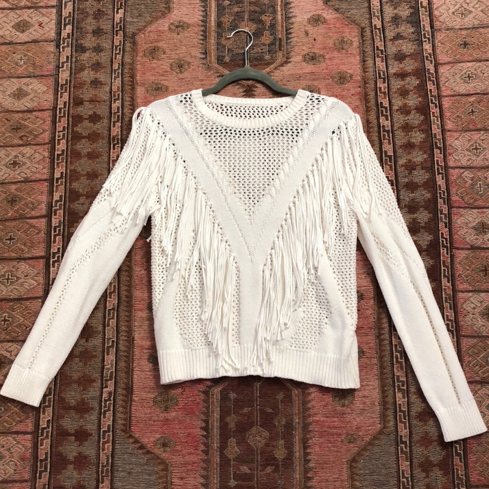 Fringe sweater
